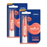 NIVEA Coloron Lip Crayon, (Pack of 2)