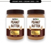 Nutson Creamy Peanut Butter ( Pack of 2) 1 kg