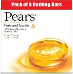 Pears Pure & Gentle Bathing Bar  (8 x 125 g)