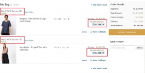 AJIO Loot : Buy 2 Get 70% Off