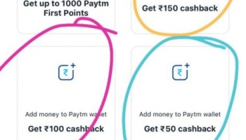 Get Free ₹100/50/20 Paytm Cash By Adding Money