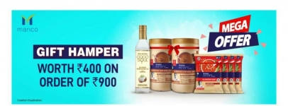 Saffola New coupon offer : FLAT 200 Off + 400 Rs Gift Hamper on Orders Above 1100 Rs
