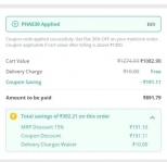 Pharmeasy : Flat 30% off on min cart of  Rs.1000 (all users)