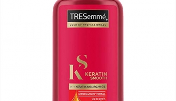 Tresemme Keratin Smooth Shampoo,With Keratin And Argan Oil For Straighter, Smoother And Shinier Hair, 1 Ltr