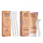 Sanfe Women Razors (Hair Removal & Razor Combo, 100 Ml + Pack Of 3)