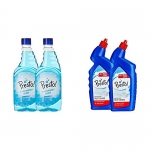 Amazon Brand – Presto! Glass And Household Cleaner Refill – 500 Ml (Pack Of 2) & Amazon Brand – Presto! Toilet Cleaner – 1 L (Pack Of 2)