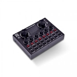 Xtreme Acoustics V8P, Portable Mobile Audio Mixer, Bluetooth Sound Card For Live Streaming/Podcast/Voice Change/Karaoke Singing With Effects (V8P Sound Card)