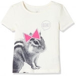 Gap Girls’ T-Shirt (143485040007_32926624509_Ivory Frost_4Yrs)