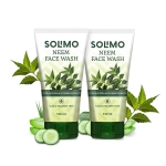 Solimo Neem Facewash, 2 X 150 ml