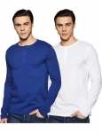 Symbol Men’s Solid T-Shirt (Pack of 2)