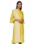 Tavasya Women’s Rayon A-line Kurti with Dupatta