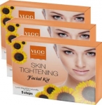 VLCC VLCC Skin Tightening Facial Kit Pack of 3  (3 x 25 g)