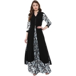 Ziyaa Women’s Black Kurta Palazzo Set